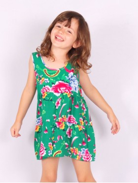 Kids Super Soft Sleeveless Fashion Dress (2-6 Yrs)